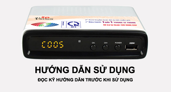 Hướng dẫn sử dụng đầu thu DVB T2